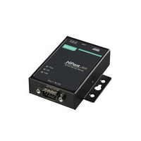 Módulo de E/S Ethernet Industrial Moxa NPort 5110, Servidor de Dispositivos Seriales, Puerto Ethernet 10/100M, Puerto RS232, Modelo 64499