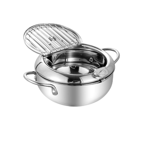 <span class=keywords><strong>Friteuse</strong></span> en acier inoxydable 201/304 de haute qualité avec thermomètre, marmite de cuisson, <span class=keywords><strong>friteuse</strong></span> et filtre pour ustensiles de cuisine - Product Image 1