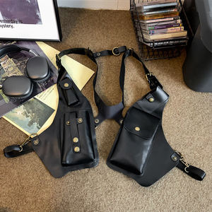 Sangle réglable sac à bandoulière sous les bras hommes extérieur Steampunk sac de téléphone portable pour vélo de sport - Product Image 4