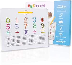 Double-Side Magnetische Alfabet Tekentafel Magnetische Brief Tracing Board Educatief Leren Abc Letters Speelgoed - Product Image 6