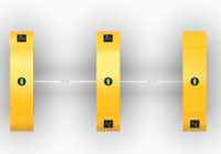 Safety Speed Swing Barrier Gate Turnstile Security Access Control System for Primary School Entrance