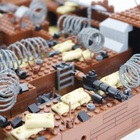 Bloques de Construcción MOC al por Mayor, Kit de Modelo de Búnker Modular para Escenas de Bricolaje, para Colección de Aficionados