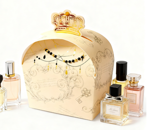 YZ stile europeo <span class=keywords><strong>originale</strong></span> a forma di corona in oro che timbra la confezione <span class=keywords><strong>regalo</strong></span> per il profumo e il magazzino di piccole cartelle confezione <span class=keywords><strong>regalo</strong></span> - Product Image 5