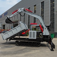 5-Tonnen-Dieselmotor-Raupendumper mit Bagger-Kippfunktion, Getriebe mit Hohem Lastmoment, Marke Kuangcheng, Direkt ab Werk