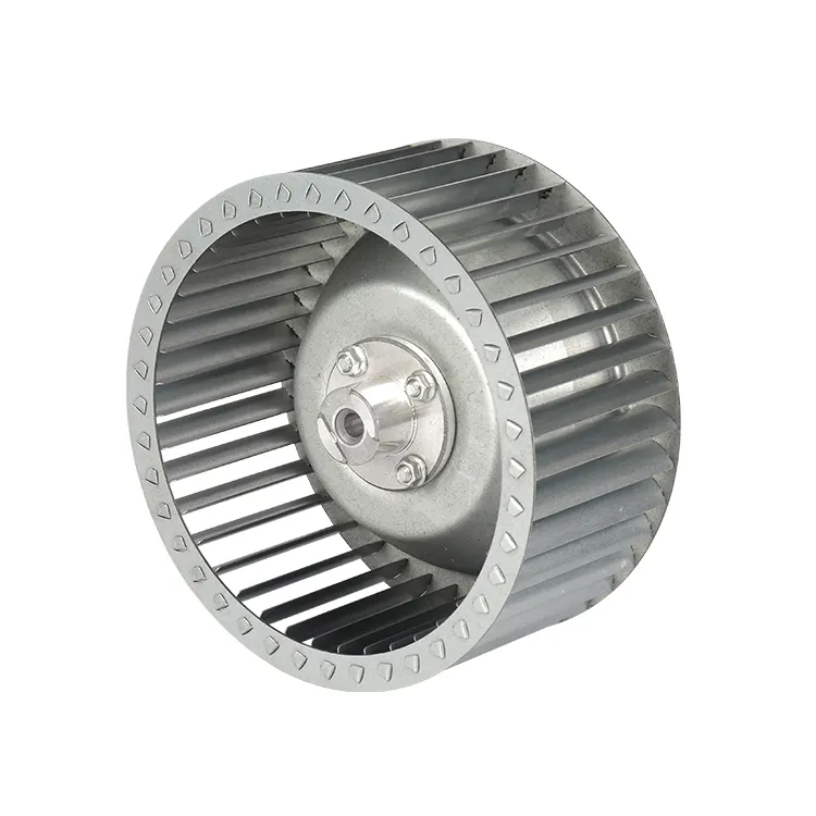 Turbine de ventilateur industriel en fonte d'aluminium galvanisé pour ventilateur centrifuge DC AC