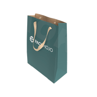 Sacs cadeaux en papier de luxe modernes avec logo et couleurs personnalisés pour les événements promotionnels et l'emballage de vêtements