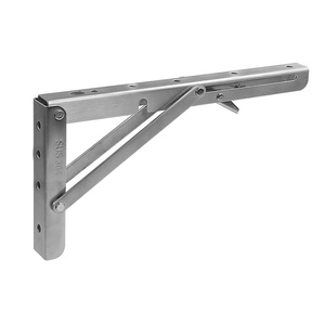 Support mural pliable en acier inoxydable 304, support triangulaire robuste, sans perçage - Product Image 3