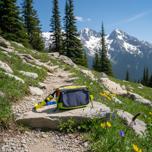 Sac banane de randonnée, sacs à bandoulière, sacs de poitrine, sacs à dos, sacs de poitrine extensibles pour le camping, les voyages et le cyclisme - Product Image 1