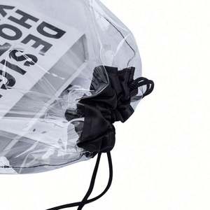 Custom Printed logo Stylish Waterproof Transparent Draw String <b>Backpack</b> Clear PVC <b>Drawstring</b> Bag <b>Backpack</b> - Product Image 5