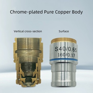 PEXMART OEM 맞춤형 생물학적 현미경에 대한 3 년 보증 185 무색 구리 대물 렌즈 - Product Image 3
