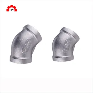 Good price made in China 3 inch 45 degree standard elbow joint threaded elbow