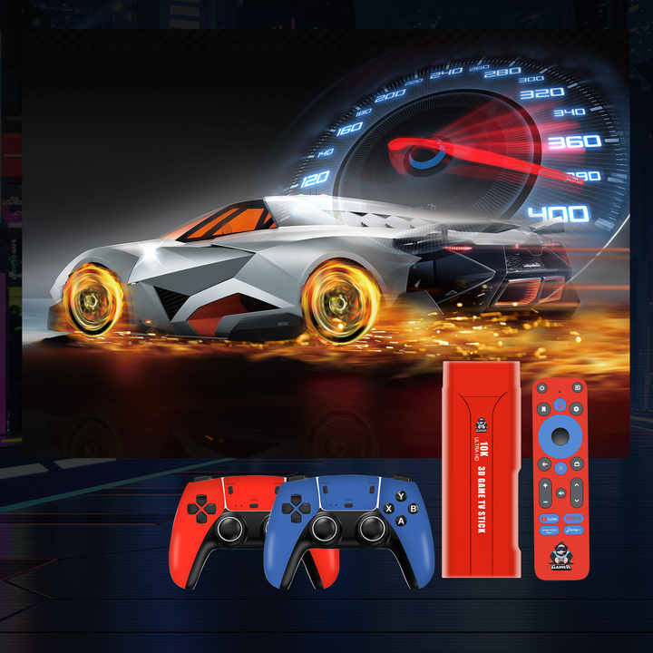 2024 Dual-System G1 Smart TV Stick - 30,000 Retro Games