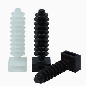 PUWE Schwarz Weiß CH-6/8 Gecko Kabelbinder halter Nylon Bundle aus Zahn Kabelbinder Fixed Seat - Product Image 5
