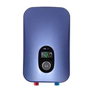 Mini aquecedor elétrico para cozinha, aquecedor instantâneo sem tanque, de plástico, elétrico, peças de reposição ipx4 1000w-5000w