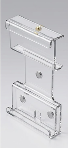 <b>Floating</b> Acrylic Graded Card Wall Display Shelf, Magnetic Slab Case Holder Mounted for cards game - Product Image 3