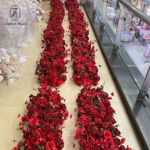 ผ้าปูโต๊ะดอกยิปโซฟิลล่า DKB แบบกำหนดเองได้ ผ้าปูทางเดินงานแต่งงาน ผ้าปูทางเดินตรุษจีน สัมผัสเหมือนจริง ปรับแต่งได้ - Product Image 3