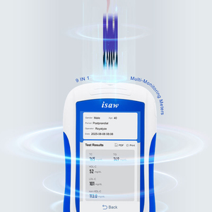 Best Selling ACCU-ANSWER ISAW LBM-02 Electric Blood <strong>Glucose</strong> Test Strips USB Recharge Class II Cholesterol/<strong>Hemoglobin</strong> Meter - Product Image 3