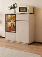 Minimalistisches Massivholz-Sideboard Wandschrank Buffetschrank für Esszimmer und Wohnzimmer Umweltfreundlich Anpassbar