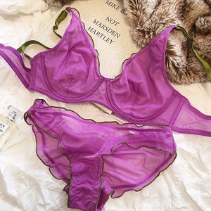 ชุดชั้นในตาข่ายแบบบางพิเศษสุดฮอตชุดชั้นในขนาดพิเศษโปร่งใสเซ็กซี่ - Product Image 3