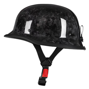 <span class=keywords><strong>Casque</strong></span> demi-coque rétro en fibre de carbone - <span class=keywords><strong>Casque</strong></span> de <span class=keywords><strong>moto</strong></span> respirant et léger - Product Image 1