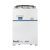 Équipement de refroidissement au laser à fibre Hanli 6000W 3P 380V 50HZ Refroidisseur laser à double réfrigération Accessoires Refroidisseur d'eau