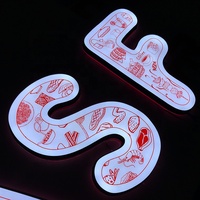 Panneau de conception de logo panneaux de signalisation de lettres de canal rétro-éclairés panneaux de signalisation LED lettres 3D panneaux de signalisation LED rétro-éclairés