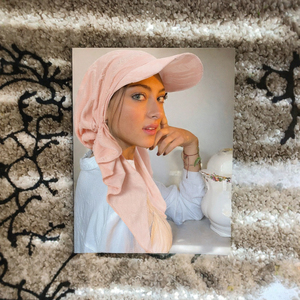 Casquette de baseball ajustable musulmane avec sous-hijab extensible à nouer, en polyester respirant et doux pour la peau - Product Image 2