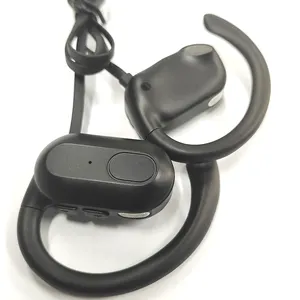 Rambotech Headset nirkabel olahraga, Earphone tanpa kabel Ipx5 headphone telinga terbuka Bluetooth v5.3