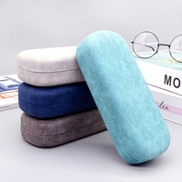 Étui de protection rigide en daim de luxe personnalisé avec logo OEM, directement de l'usine, pour lunettes de soleil et lunettes de vue