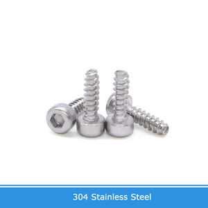 SNIPPIN vis non standard personnalisées 304 acier inoxydable Allen hexagonale à tête cylindrique à six pans creux vis autotaraudeuse Type <span class=keywords><strong>F</strong></span> M1-M6 - Product Image 2