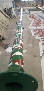 Palo <span class=keywords><strong>della</strong></span> <span class=keywords><strong>luce</strong></span> di strada palo alto dell'albero con il caldo galvanisi dimensioni regolari filo colonna porta post lampione strada curva braccio colore colorato - Product Image 3