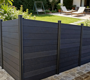 Paneles de Cercado de Privacidad para Exteriores con Aspecto de Madera, Ecológicos, Resistentes a los Rayos UV, Cercado de Jardín WPC, Cercado de Madera y Plástico Compuesto - Product Image 3