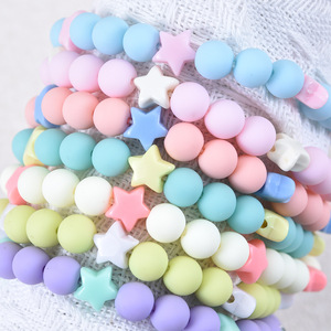 Macaron Colored Resin Pet Collar With Hearts And Stars Cartoon Style For <b>Dogs</b> And Cats Zhejiang Origin XQ175 - Product Image 4
