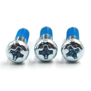 Bán buôn màu xanh <span class=keywords><strong>nylok</strong></span> ốc vít chính xác chéo lõm chống rung vít Pan đầu vít cho công việc đa vật liệu - Product Image 2