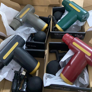 Mini pistolet de <span class=keywords><strong>Massage</strong></span> de pétrissage électrique Portable intelligent Vibromasseur de Relaxation Fascia de poche Vibromasseur Fascial chauffant pour tête de corps - Product Image 5