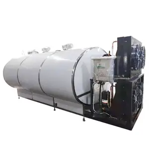 Tanque de refrigeración de leche de acero inoxidable, 500L, 1000L, 2000L, 3000L, 5000L, 6000L, 8000L-20000L
