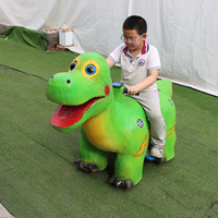 Trottinette Électrique Dinosaure pour Enfants avec Siège Sûr – Idéale pour Location en Aire de Jeux Intérieure/Extérieure