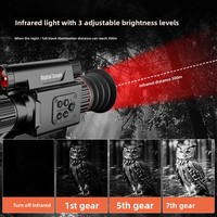 Nouvelle Caméra Vidéo Extérieure 4K Gaudi à Vision Nocturne Numérique Transfrontalière, Portée Effective de 300m, Enregistrement Vidéo, Image dans l'Image