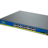 Routeur Vidéo Ethernet Hisource 10G Uplink 2.5G POE Full-Duplex avec 16 Ports RJ45 10/100/1000/2500Mbps pour Dortoir et Domicile
