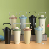 Mug isotherme à double paroi en acier inoxydable de 20 oz avec couvercle 2-en-1 pour les trajets, le bureau et le camping – Mug en acier inoxydable thermolaqué