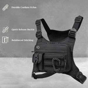 Bolsa Táctica de Nylon para Pecho, Unisex, para Correr, Ciclismo, EDC, Entrenamientos, Deportes, para Hombres y Mujeres - Product Image 5