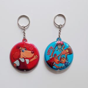 Promozione fabbrica vendita calda regali aziendali in plastica morbida Pvc portachiavi luce portachiavi logo personalizzato LED luce portachiavi - Product Image 2