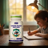 Tablet Kunyah Rasa Blueberry Pendukung Kesehatan Mata, Lutein Ester, Penyaring Cahaya Biru, Antioksidan, Kejernihan Penglihatan, Formula Harian