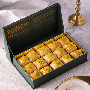 Tùy chỉnh in ấn giấy sang trọng thực phẩm baklava Nuts sô cô la Đóng gói bao bì Cookie ramadan ngày Hộp quà tặng - Product Image 1