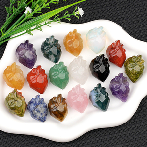 Modelo de Corazón Tallado con Órganos Internos, Mini Adornos de Halloween, Piedra de la Preocupación en Forma de Corazón, <span class=keywords><strong>Gemas</strong></span> Pulidas a Granel <span class=keywords><strong>para</strong></span> Bolsillo, Decoración y Regalo - Product Image 2