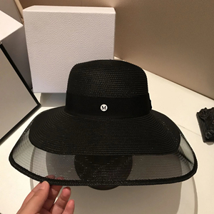 Topi Jerami Lebar untuk Wanita, Topi Matahari Pinggiran Lebar Topi Pantai Liburan Luar Ruangan Musim Panas untuk Wanita - Product Image 3