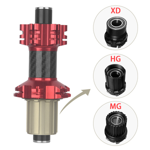 RUJIXU jeu de roues ultraléger <span class=keywords><strong>VTT</strong></span> moyeu en fibre de carbone celeric 26/27.5/<span class=keywords><strong>29</strong></span> pouces frein à disque roues en alliage d'aluminium - Product Image 3