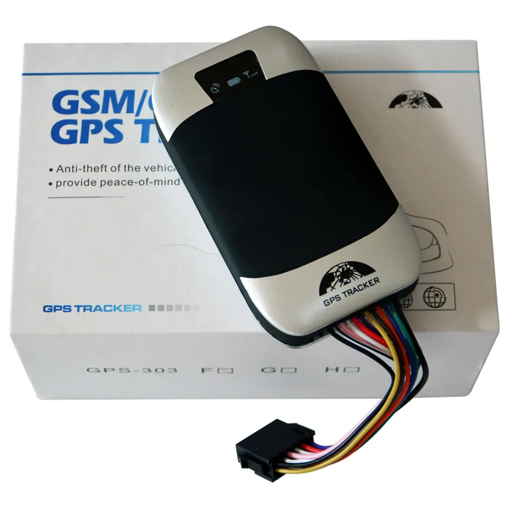 GPS Tracker Coban GPS 303พร้อมรีเลย์ตัดเอ็นจิ้นโดย IOS Android Web Platform อุปกรณ์ติดตาม GPS