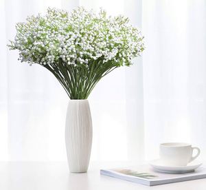 Bouquet de Gypsophile Blanc Artificiel pour Mariage, Noël, Fêtes, Maison, Jardin, Bureau - Fleurs d'Automne Fausses pour Décoration DIY - Product Image 1