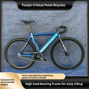 GRIS F17 Breaking <span class=keywords><strong>Wind</strong></span> <span class=keywords><strong>Dead</strong></span> Flying 700c Off-Road 3 velocidades Freno de disco de aleación de aluminio de cola suave Bicicleta de piñón fijo de alta carga - Product Image 2